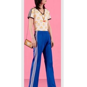 Gucci x Adidas Women's Blue Track Pants , size 38 NWT